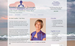 website for Dr. Patti psychoterapist