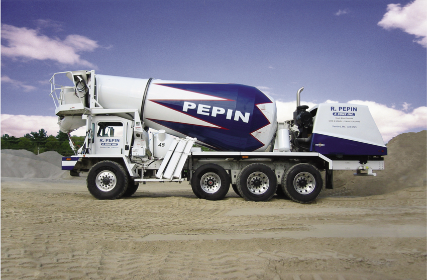 Pepin concrete truck without distraction